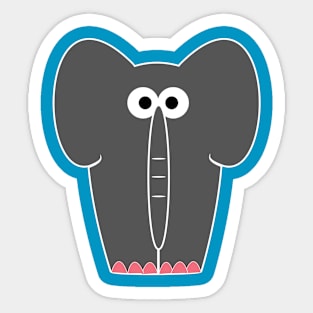 The Elephant Sticker